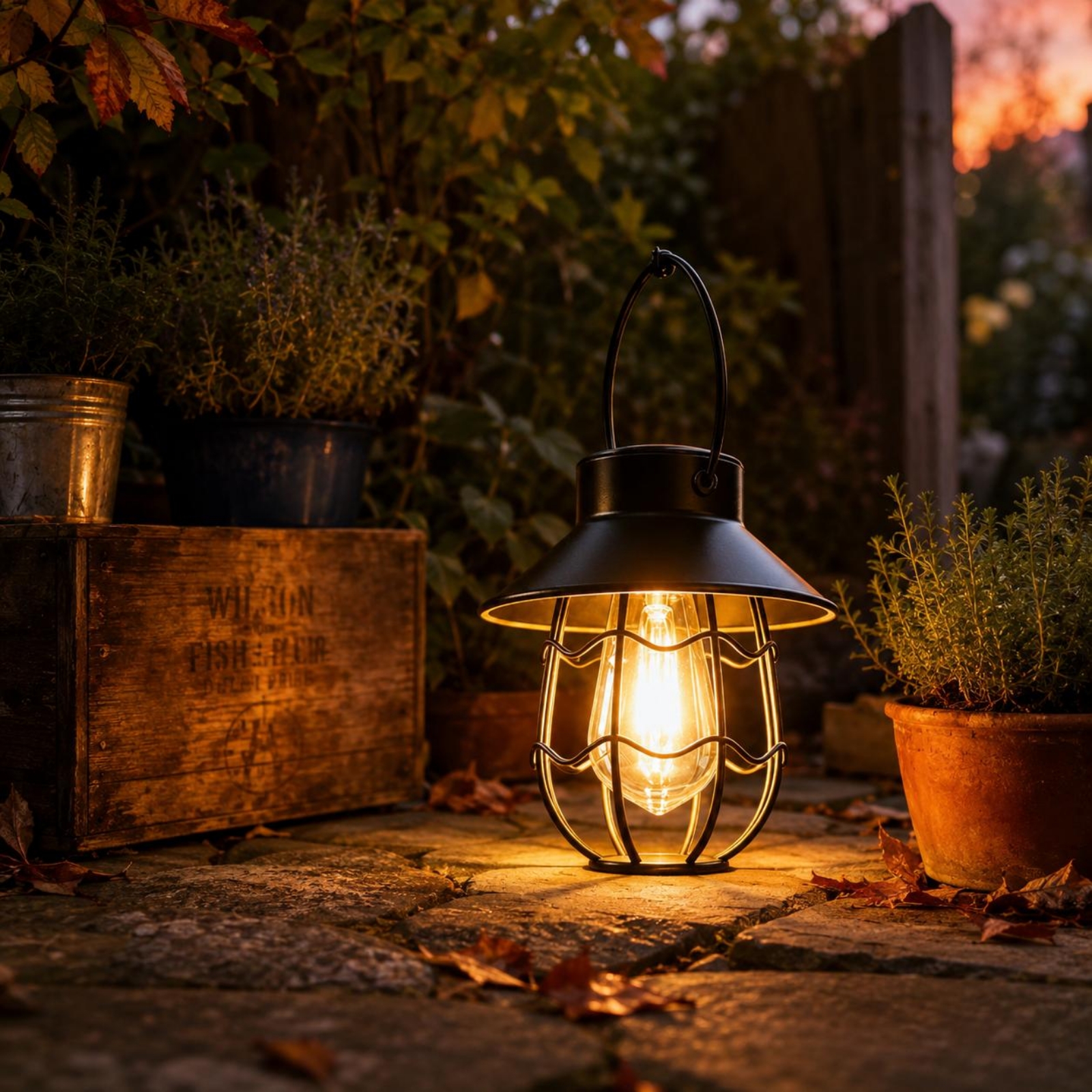 Wavy Frame Lantern Energy Savi - Outdoor Lighting Battery のレビューと価格