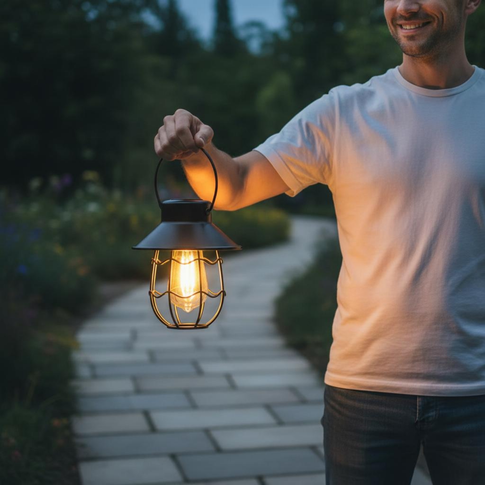Wavy Frame Lantern Energy Savi - Outdoor Lighting Battery のレビューと価格