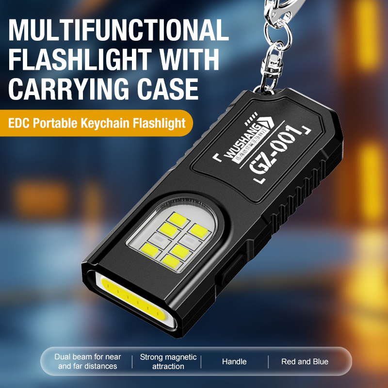 Portable Keychain LED COB Flas - Outdoor Lighting Lanterns のレビューと価格