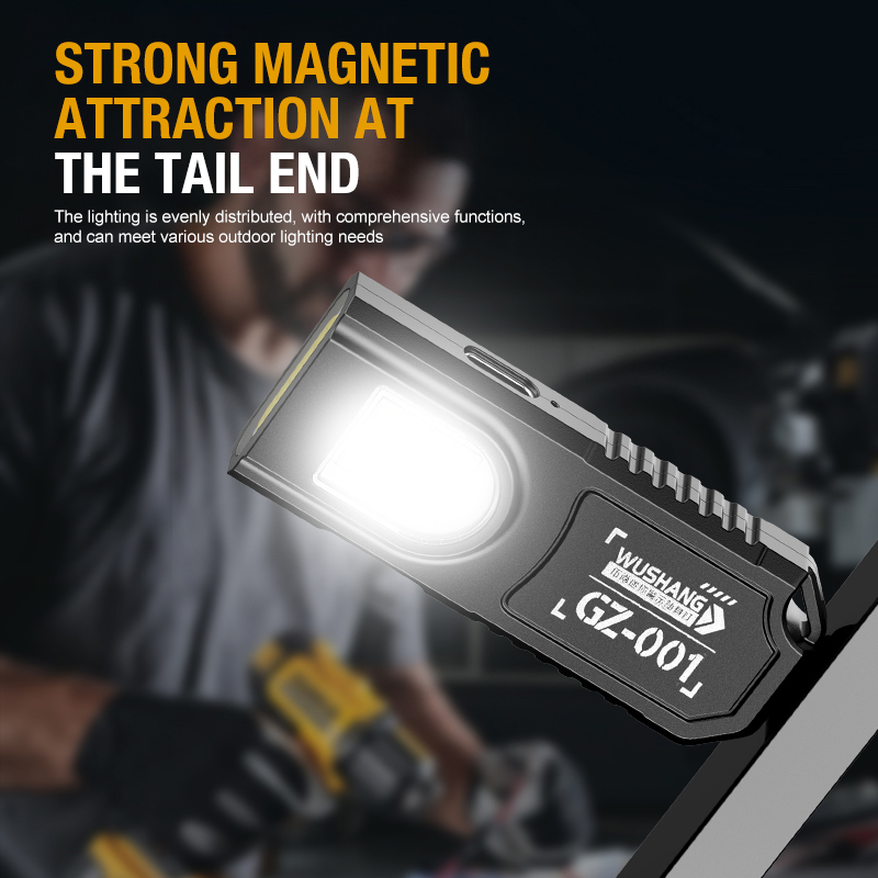 Portable Keychain LED COB Flas - Outdoor Lighting Lanterns のレビューと価格