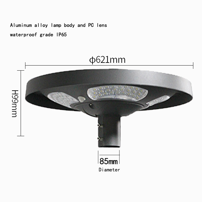 Waterproof IP65 UFO Solar LED  - Outdoor Lighting Battery のレビューと価格