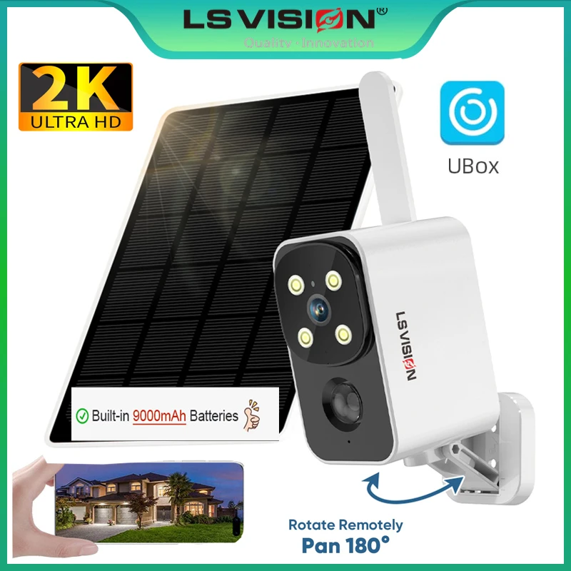 LS VISION Outdoor Solar Camera - Outdoor Lighting Transformer のレビューと価格