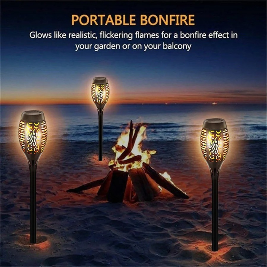 Waterproof Solar Led Flame Tor - Outdoor Lighting Transformer のレビューと価格