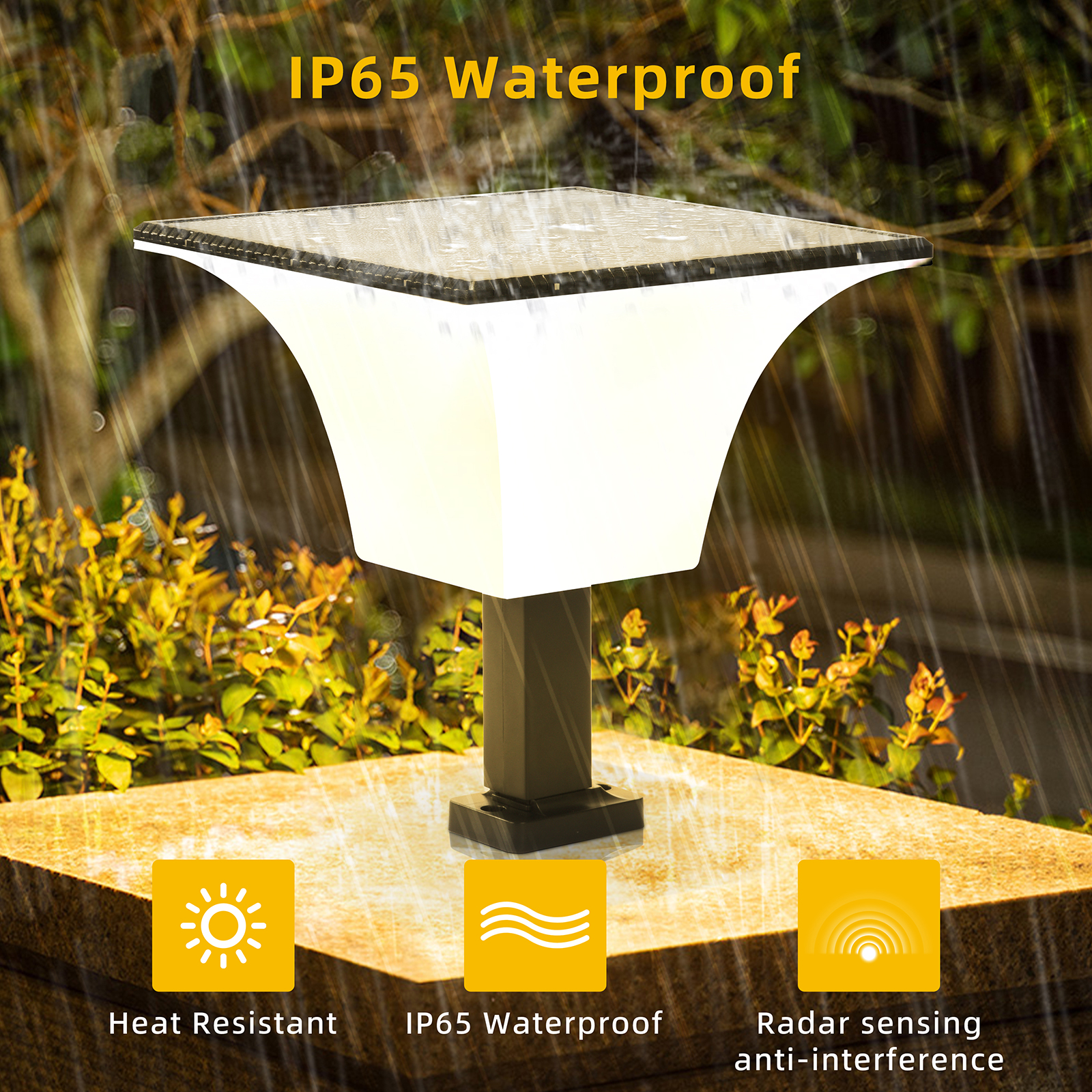 Solar Wall LED Lights with Rad - Outdoor Lighting Brass のレビューと価格
