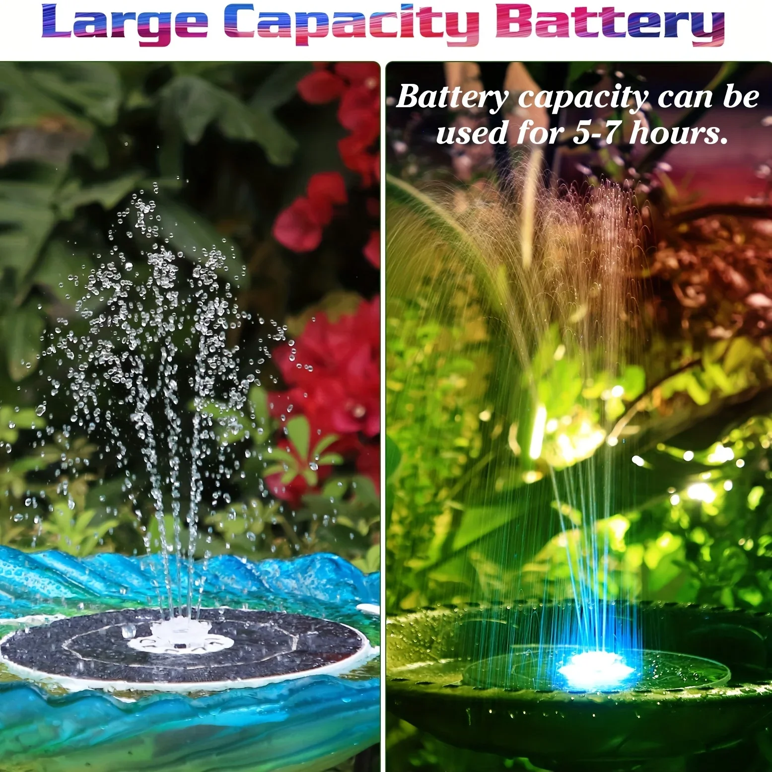 6.5W LED Solar Fountain Pump w - Outdoor Lighting Transformer のレビューと価格